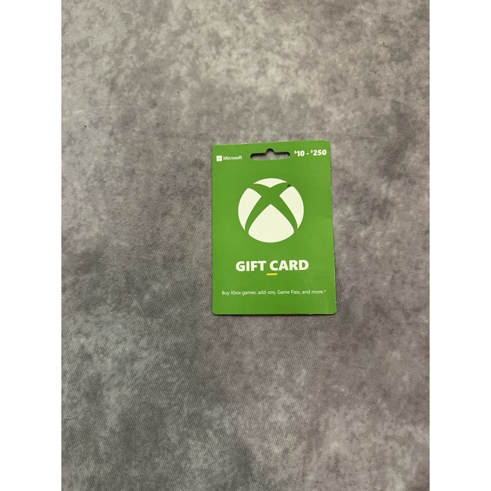 Microsoft Xbox Gift Card $10-$250 US Nationwide, No Expiration